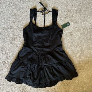 bnwt target ruffle corset romper wild fable